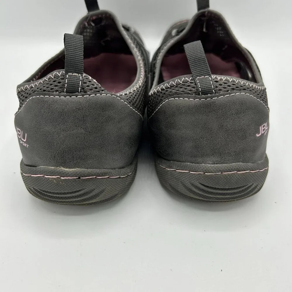JBU Sport Womens Water Shoes Mesh Evergreen 12M Charcoal Pink